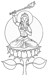 manjusri or manjughosa image of manjusri or manjughosa